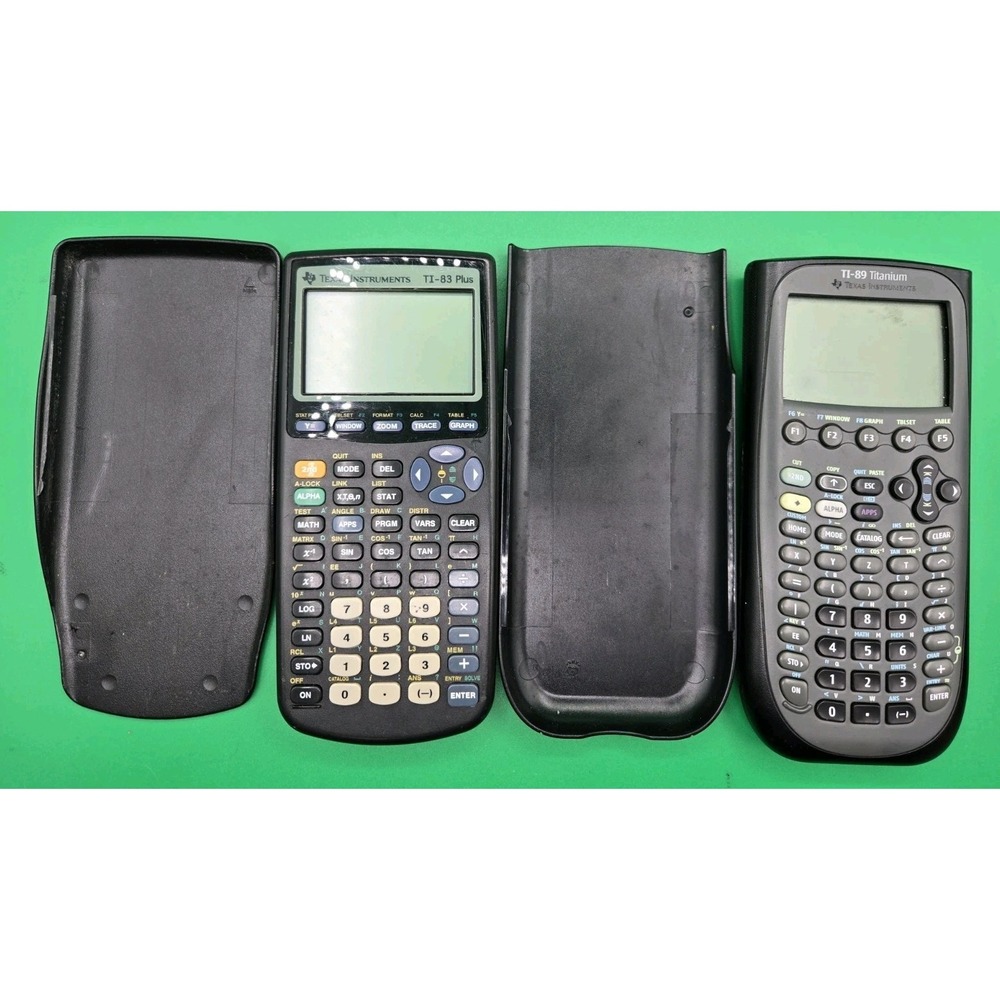 Texas Instruments TI-89 Titanium & TI-83 Plus Graphing Calculator /w Cover PARTS